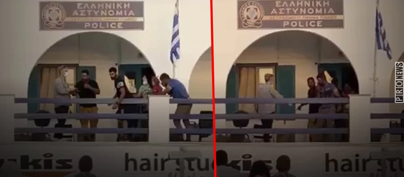 Ανεξέλεγκτοι Ρομά επιτέθηκαν σε αστυνομικούς στο Α.Τ. της Πάρου: Πετούσαν μέχρι και καρέκλες! (βίντεο)